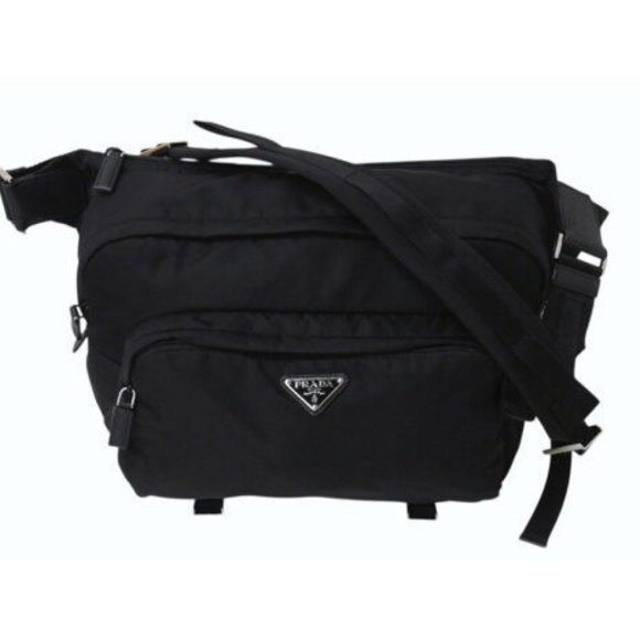 Prada Tessuto Montagna Waist Bag Black Nylon - Picture 1 of 9